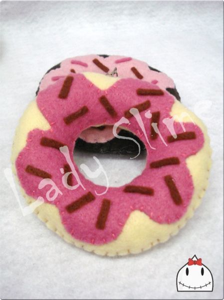 Chaveiro Donuts Simpsons Cobertura Morango