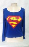 Blusa Manga Longa Superman