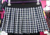 Saia Colegial Xadrez Azul
