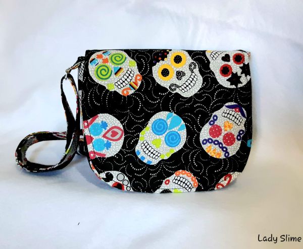Bolsa Carteiro Caveiras Mexicanas