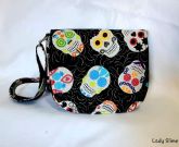 Bolsa Carteiro Caveiras Mexicanas