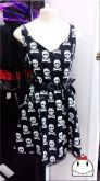 Vestido Caveiras Princesa