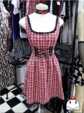 Vestido Xadrez Vermelho