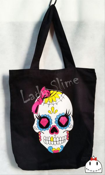 Bolsa Caveira Mexicana Catrina Pink