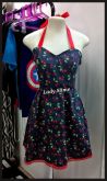Vestido Cerejas Frente Unica