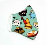 Mascara Sushi Kawaii Anatômica Tripla Proteção