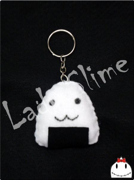 Chaveiro Onigiri Bolinho de Arroz Feltro